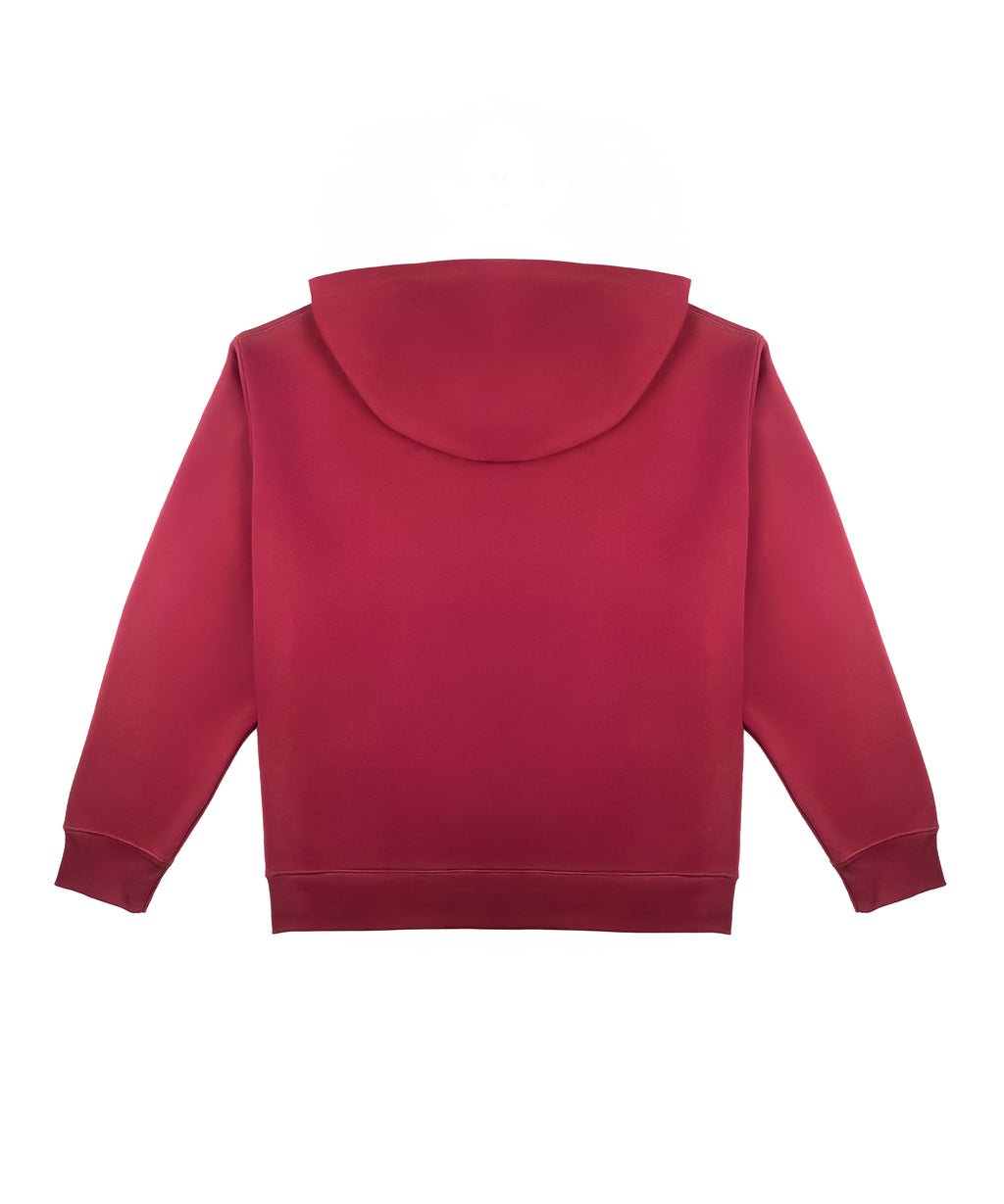 Bordeaux Zip-Up Hoodie