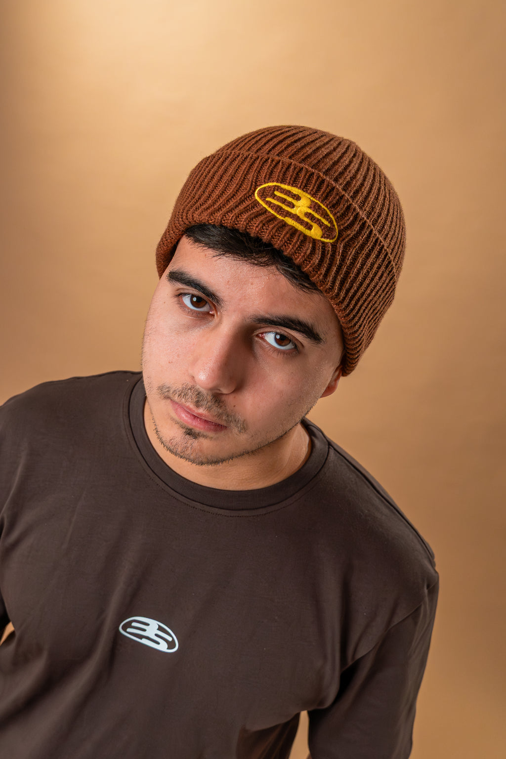 “Midnight” Brown Beanie