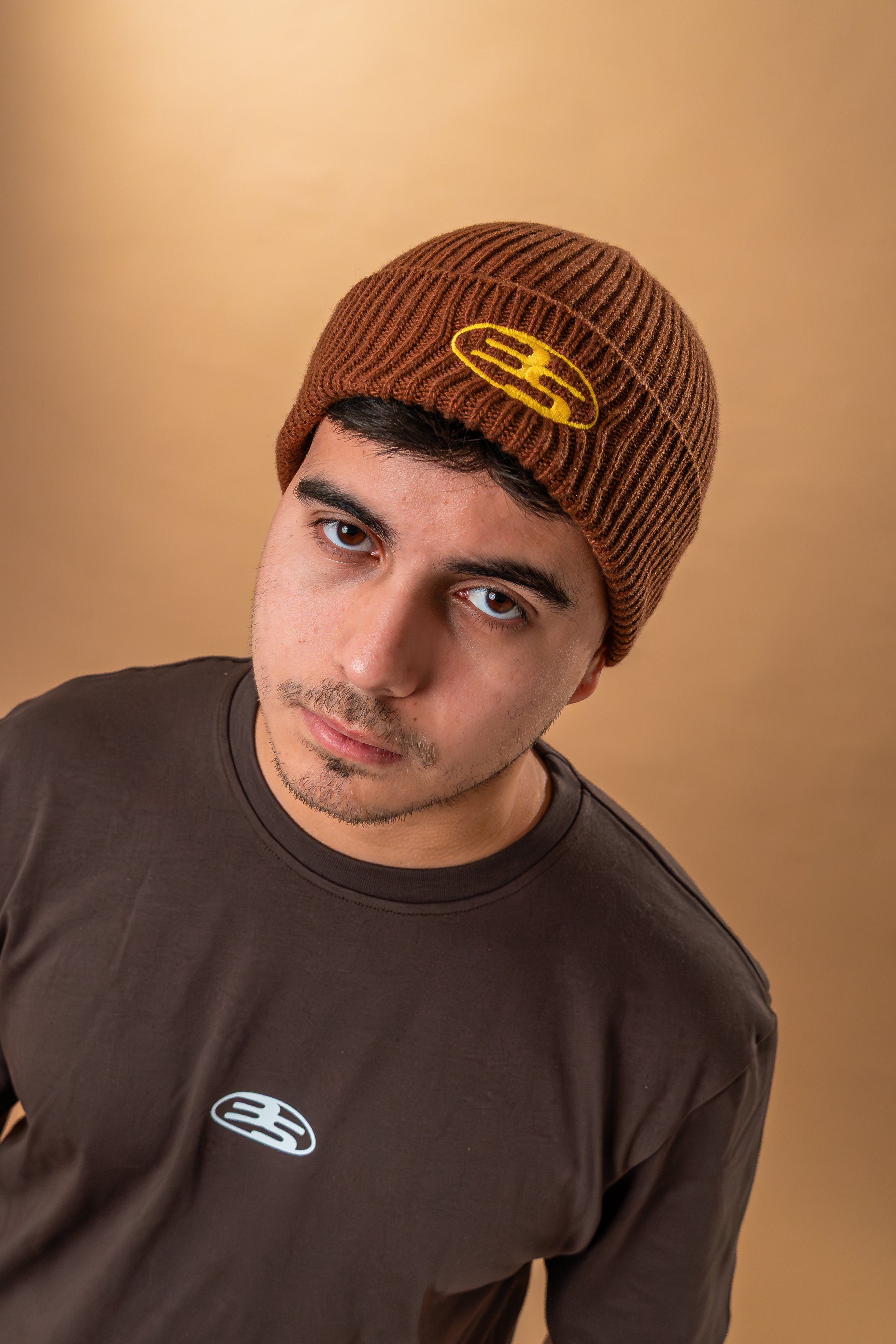 “Midnight” Brown Beanie