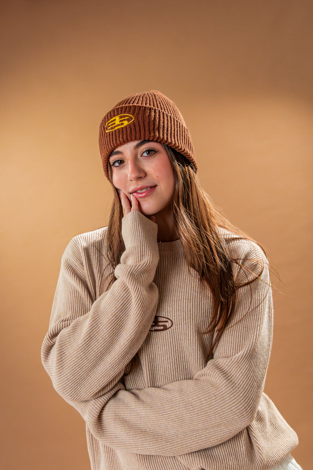 “Midnight” Brown Beanie