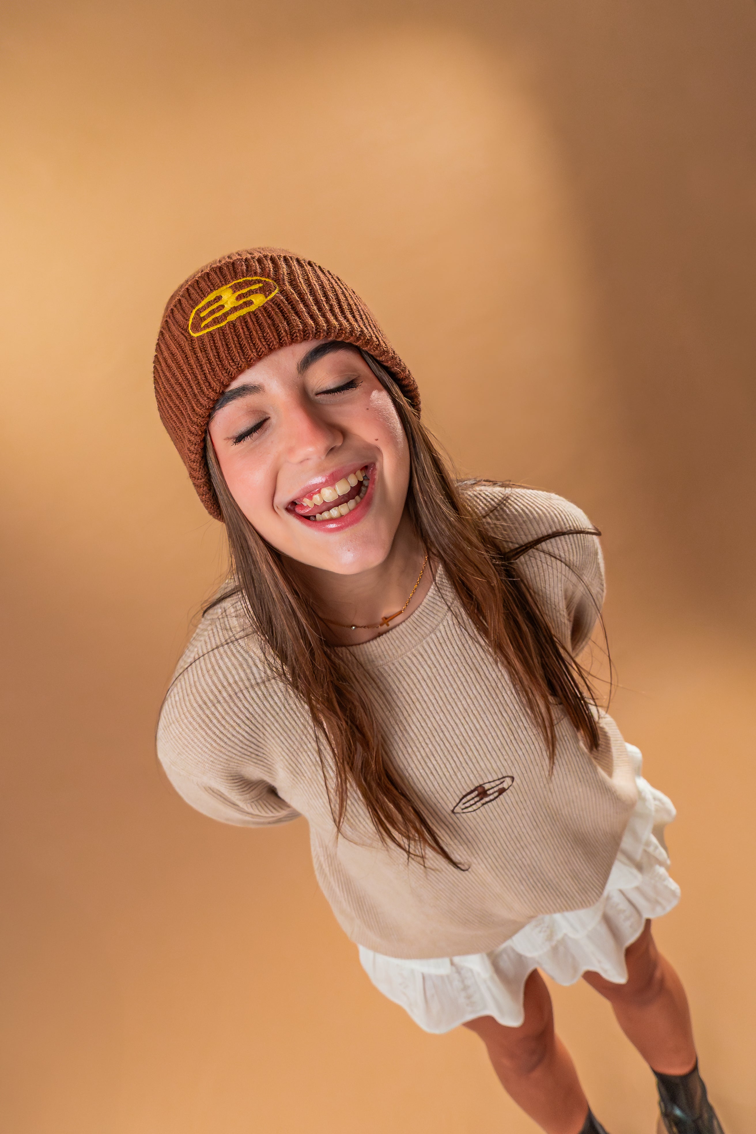 “Midnight” Brown Beanie