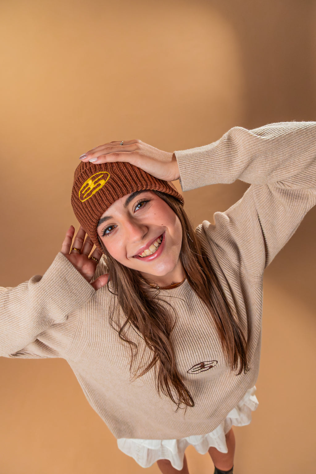 “Midnight” Brown Beanie