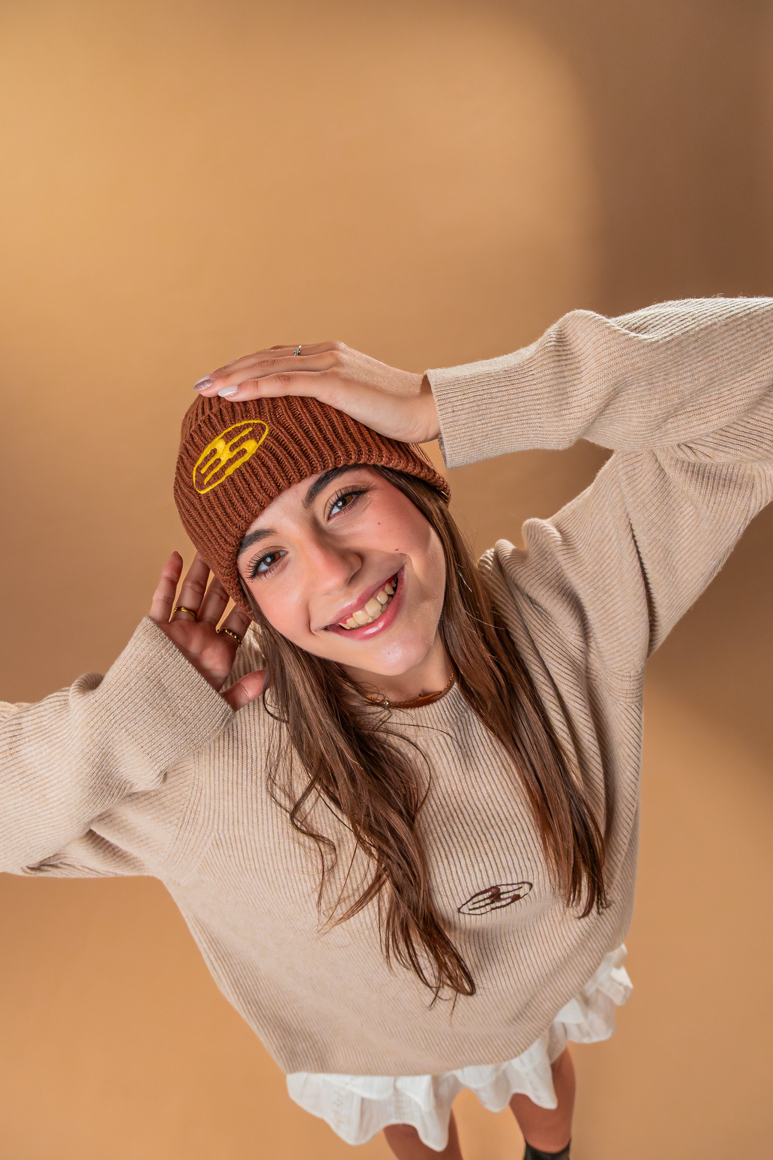 “Midnight” Brown Beanie